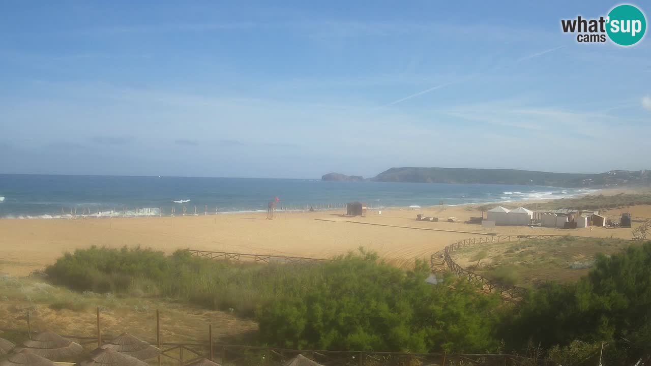 Spletna kamera Torre dei Corsari – Pogled v živo na plažo s Punta Usai