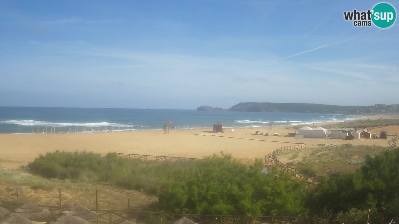 Spletna kamera Torre dei Corsari – Pogled v živo na plažo s Punta Usai