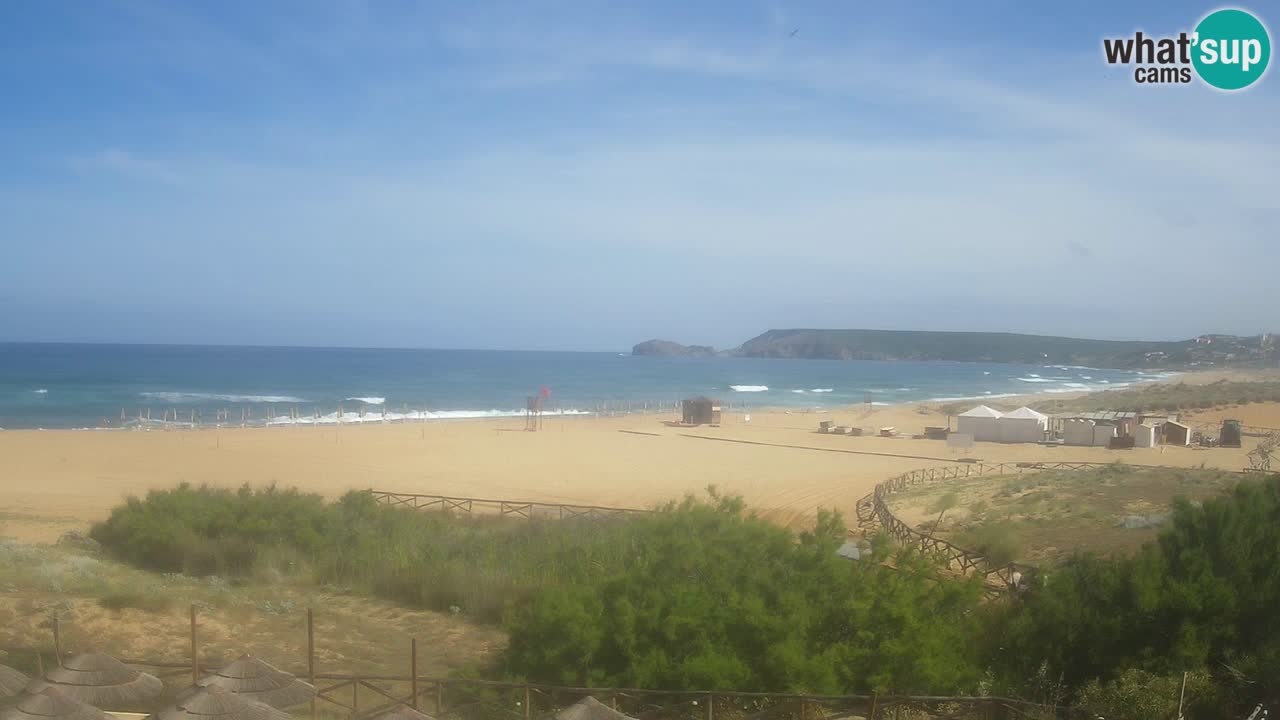 Webcam Torre dei Corsari – Vue en direct sur la plage depuis Punta Usai