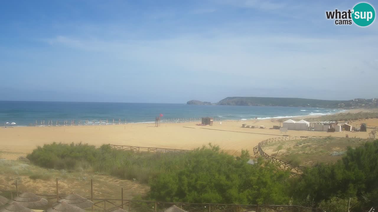 Webcam Torre dei Corsari – Live Beach View from Punta Usai
