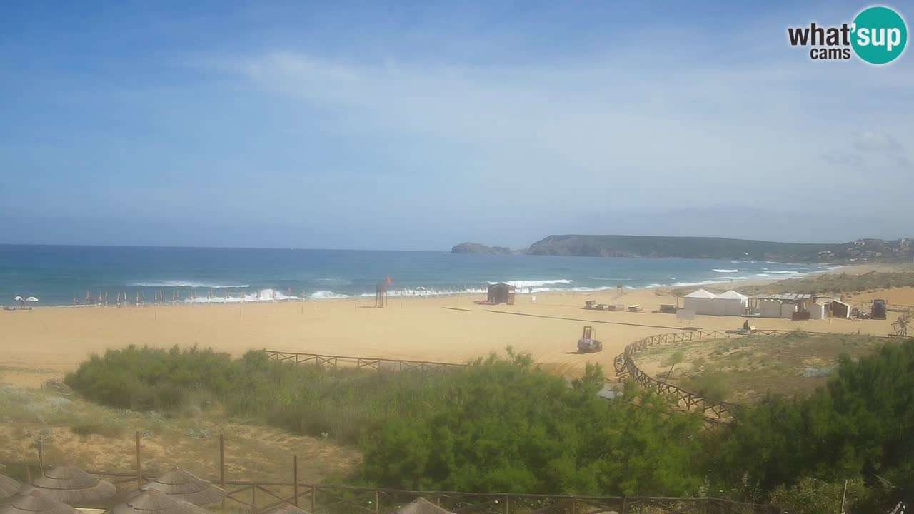 Webcam Torre dei Corsari – Vue en direct sur la plage depuis Punta Usai