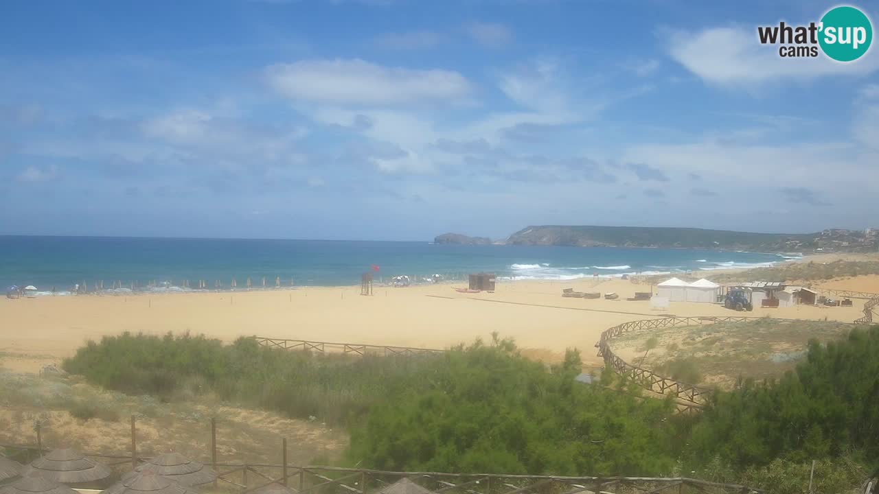 Webcam Torre dei Corsari – Liveblick auf den Strand von Punta Usai