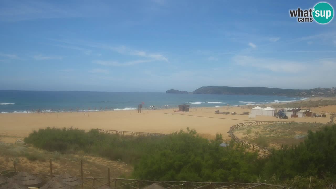 Spletna kamera Torre dei Corsari – Pogled v živo na plažo s Punta Usai