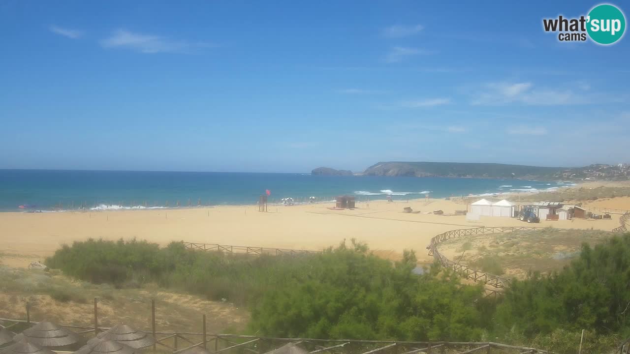 Webcam Torre dei Corsari – Live Beach View from Punta Usai