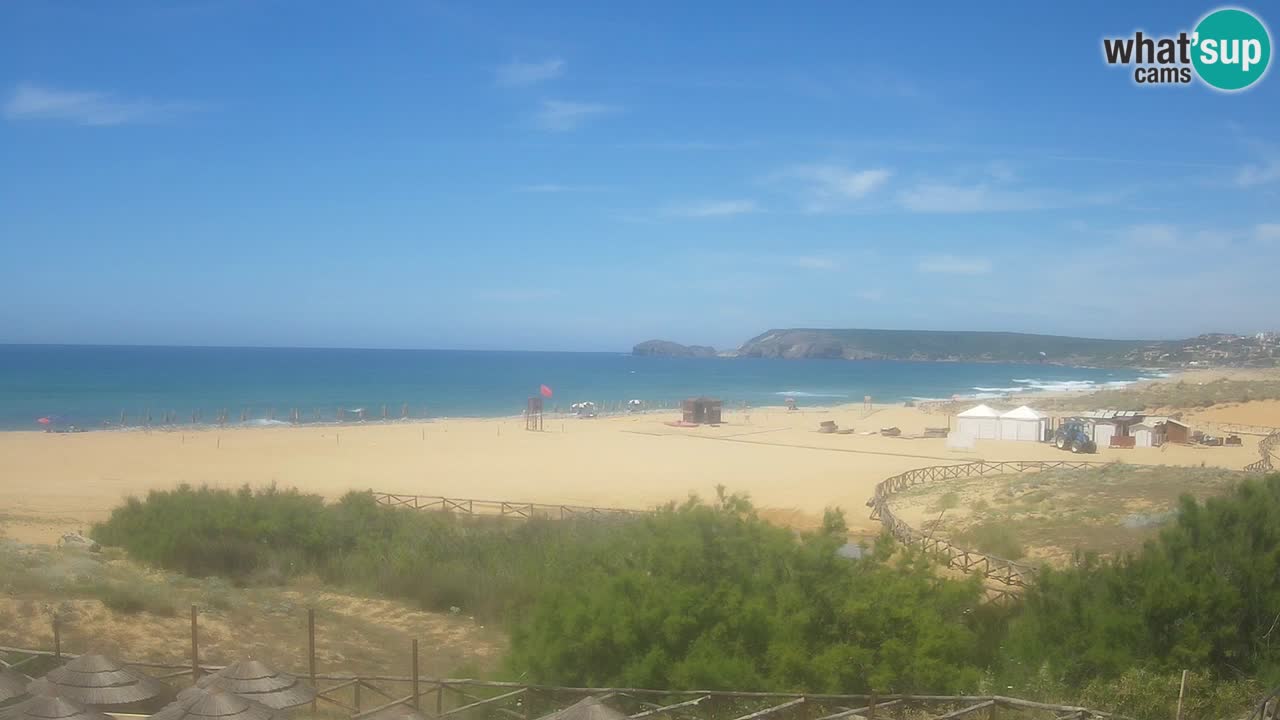 Webcam Torre dei Corsari – Liveblick auf den Strand von Punta Usai