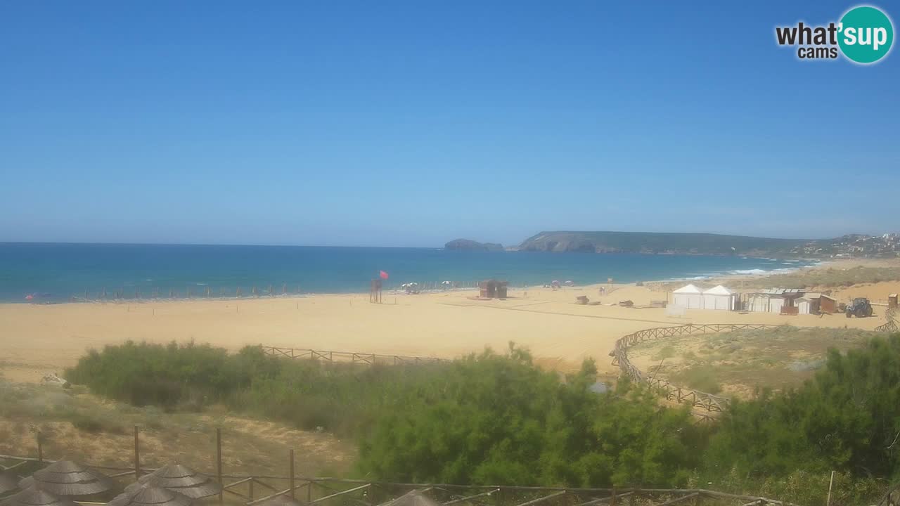 Webcam Torre dei Corsari – Vue en direct sur la plage depuis Punta Usai