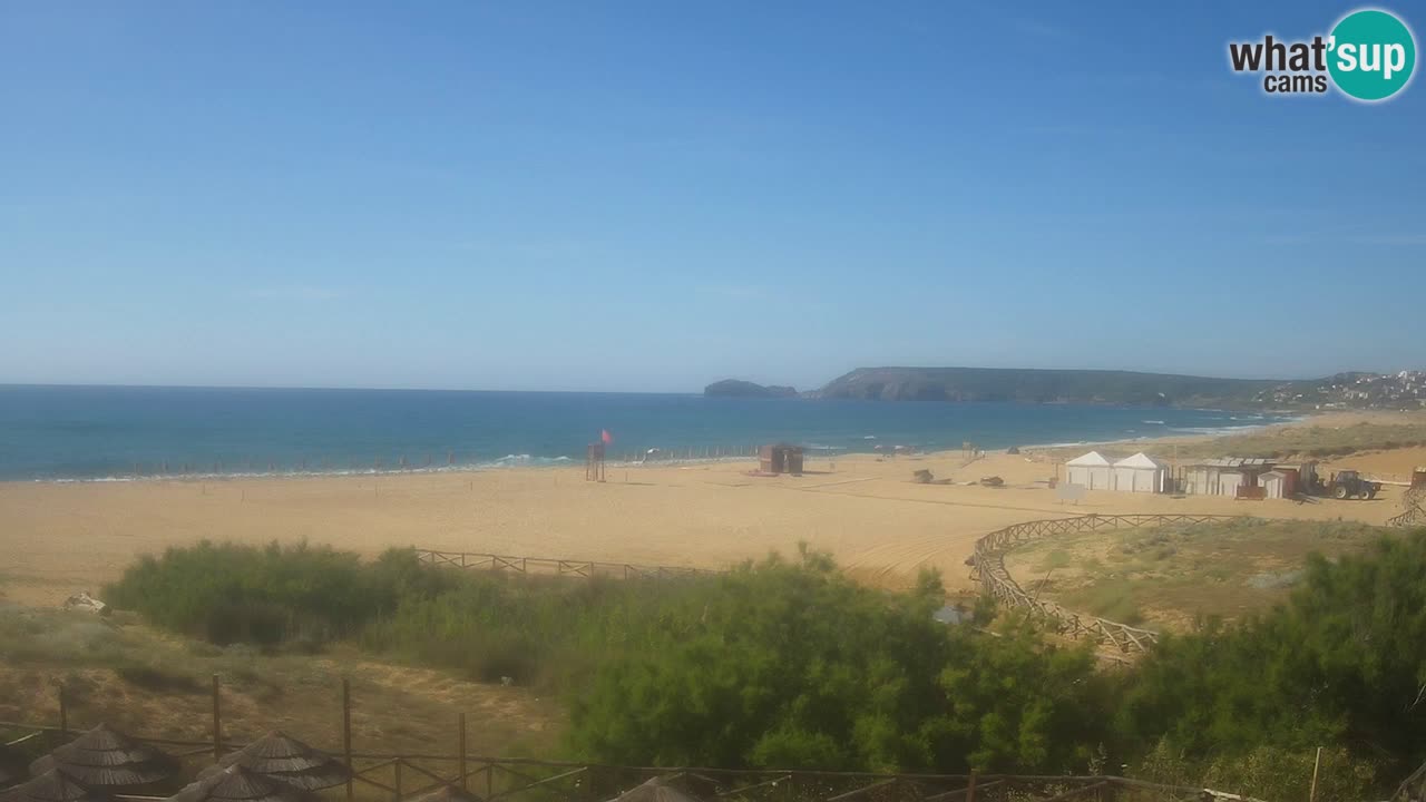 Cámara web Torre dei Corsari – Vista en directo de la playa desde Punta Usai