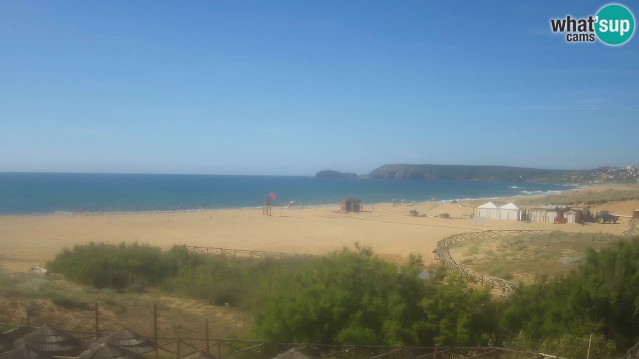 Webcam Torre dei Corsari – Vista live sulla spiaggia da Punta Usai