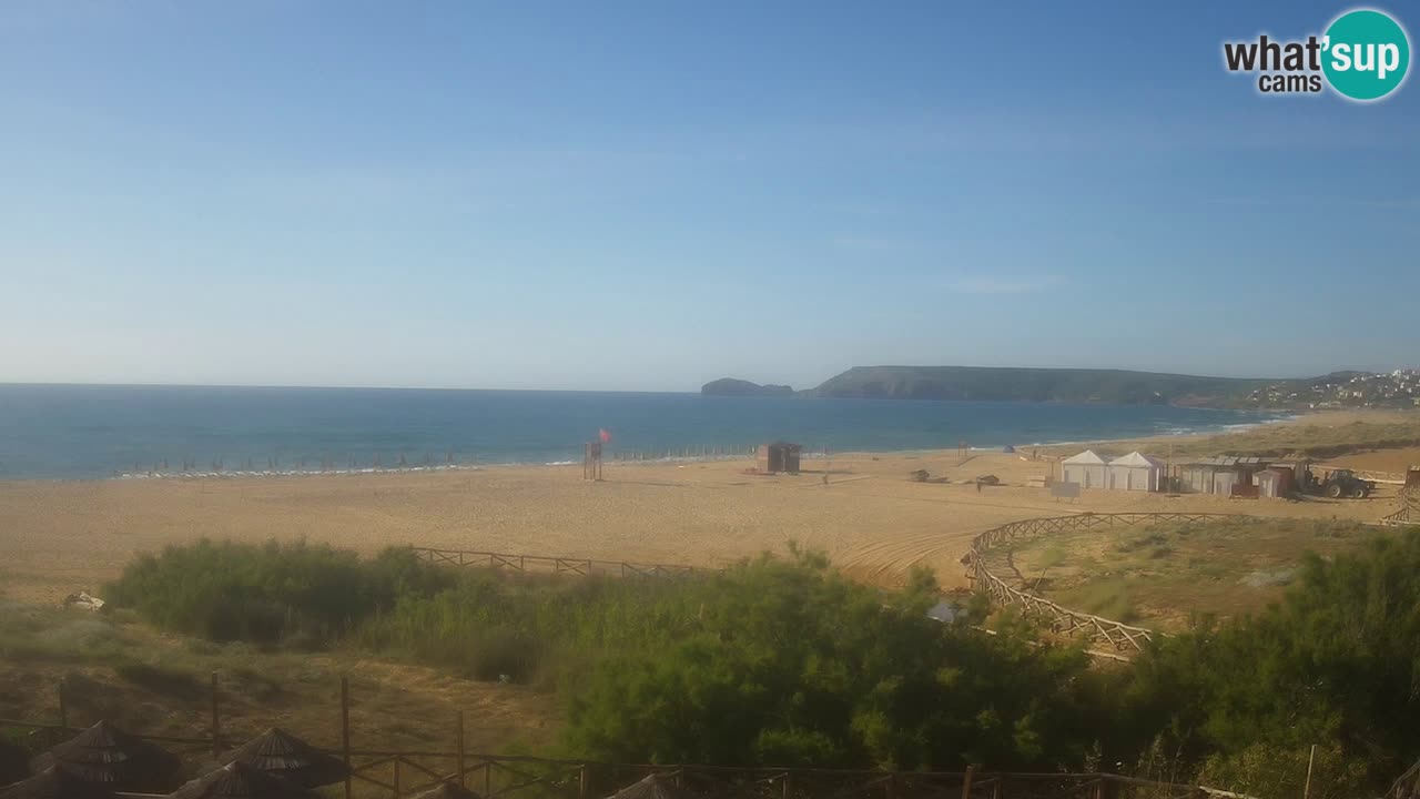 Webcam Torre dei Corsari – Vue en direct sur la plage depuis Punta Usai