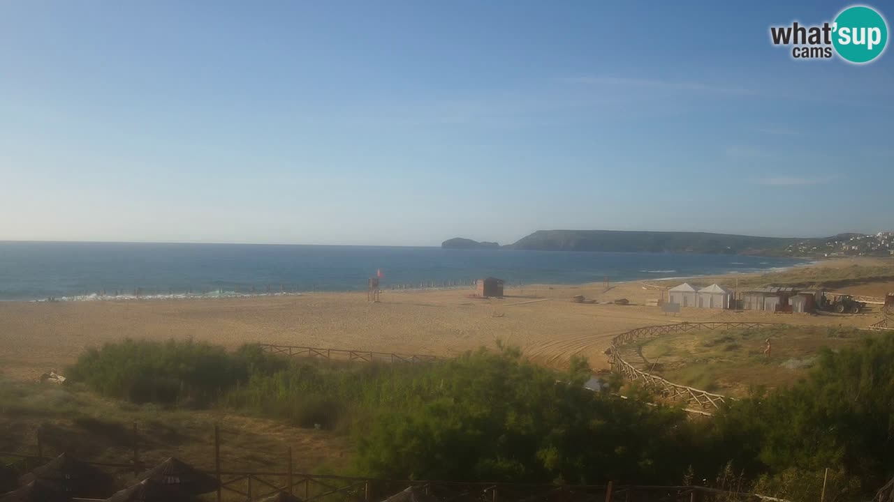 Webcam Torre dei Corsari – Liveblick auf den Strand von Punta Usai