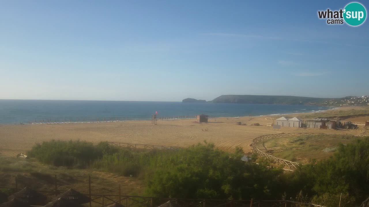 Webcam Torre dei Corsari – Vista live sulla spiaggia da Punta Usai
