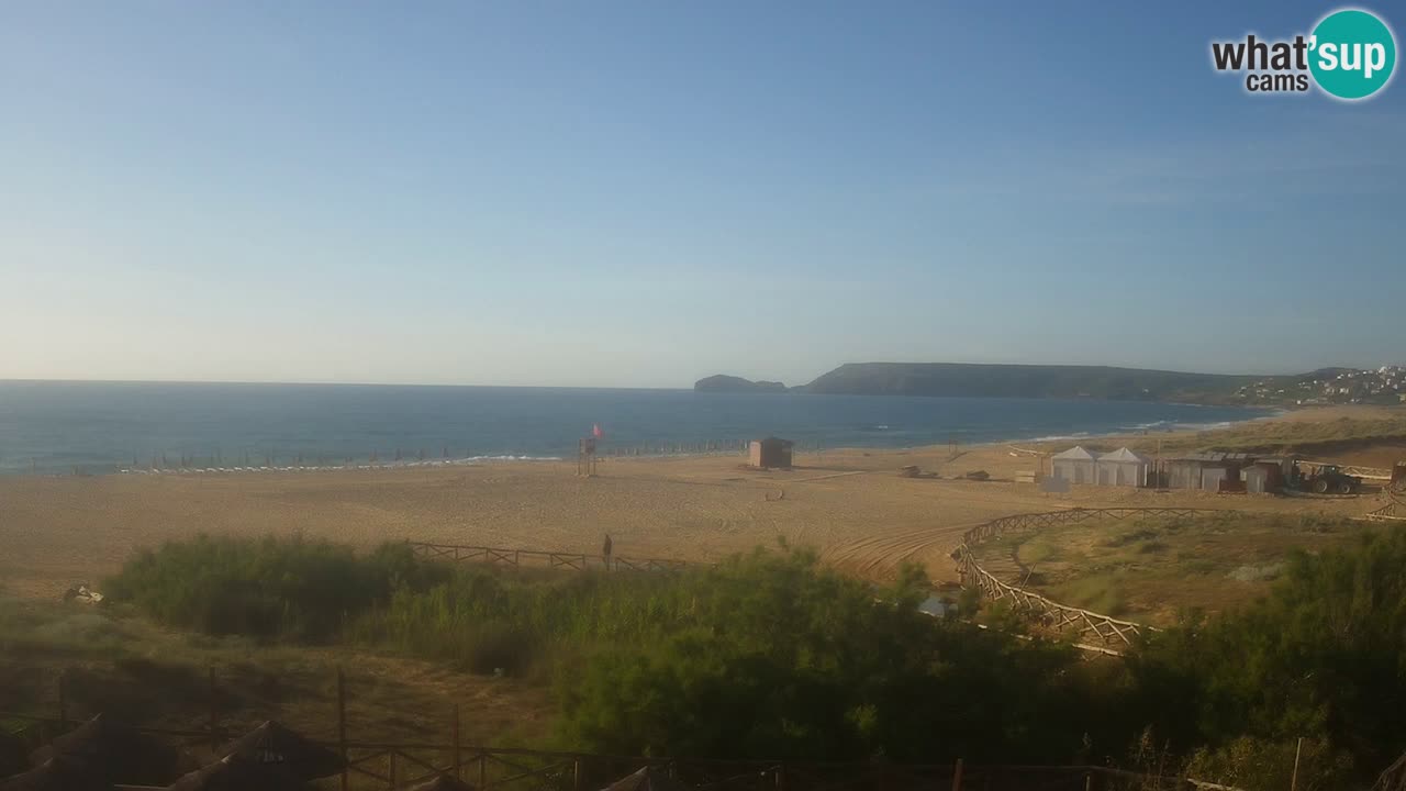 Webcam Torre dei Corsari – Live Beach View from Punta Usai
