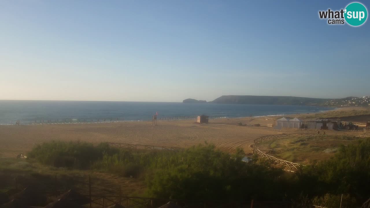 Webcam Torre dei Corsari – Live Beach View from Punta Usai