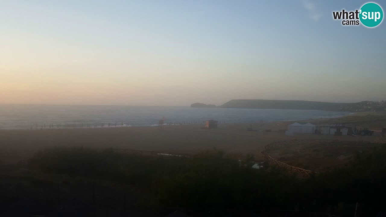 Cámara web Torre dei Corsari – Vista en directo de la playa desde Punta Usai