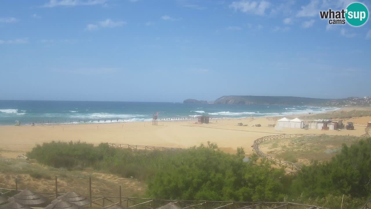 Webcam Torre dei Corsari – Live Beach View from Punta Usai