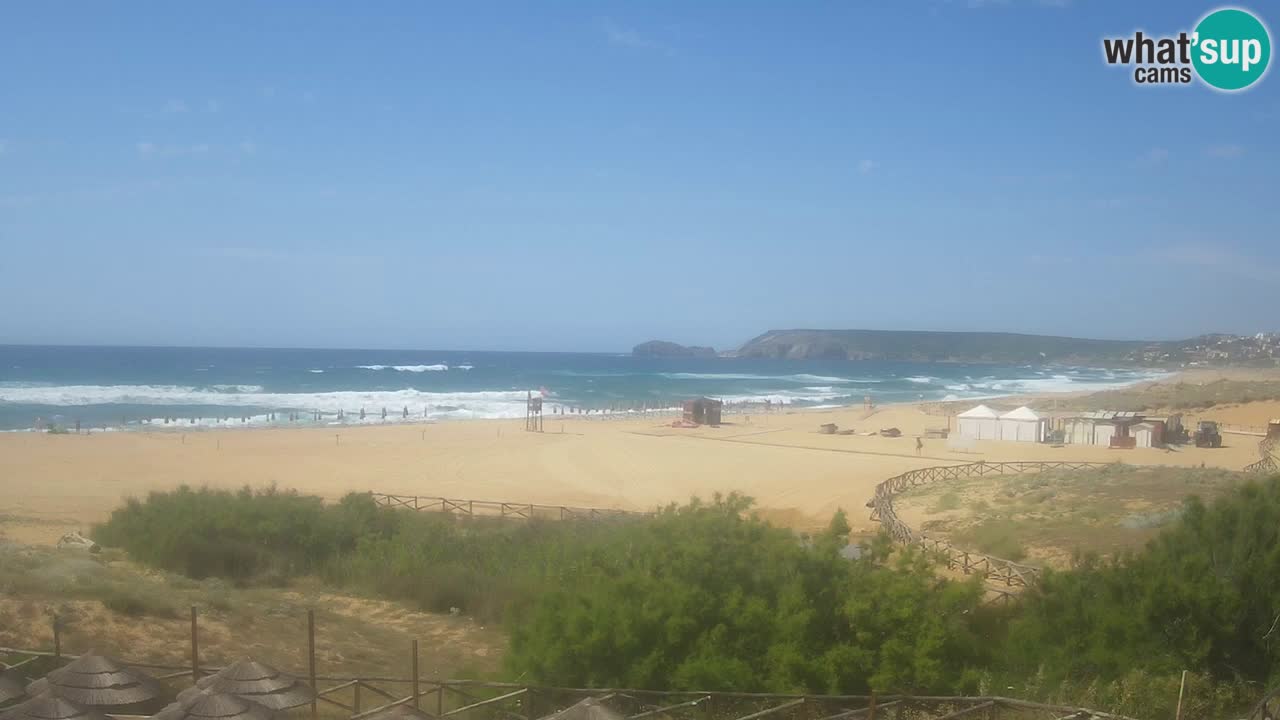 Webcam Torre dei Corsari – Live Beach View from Punta Usai