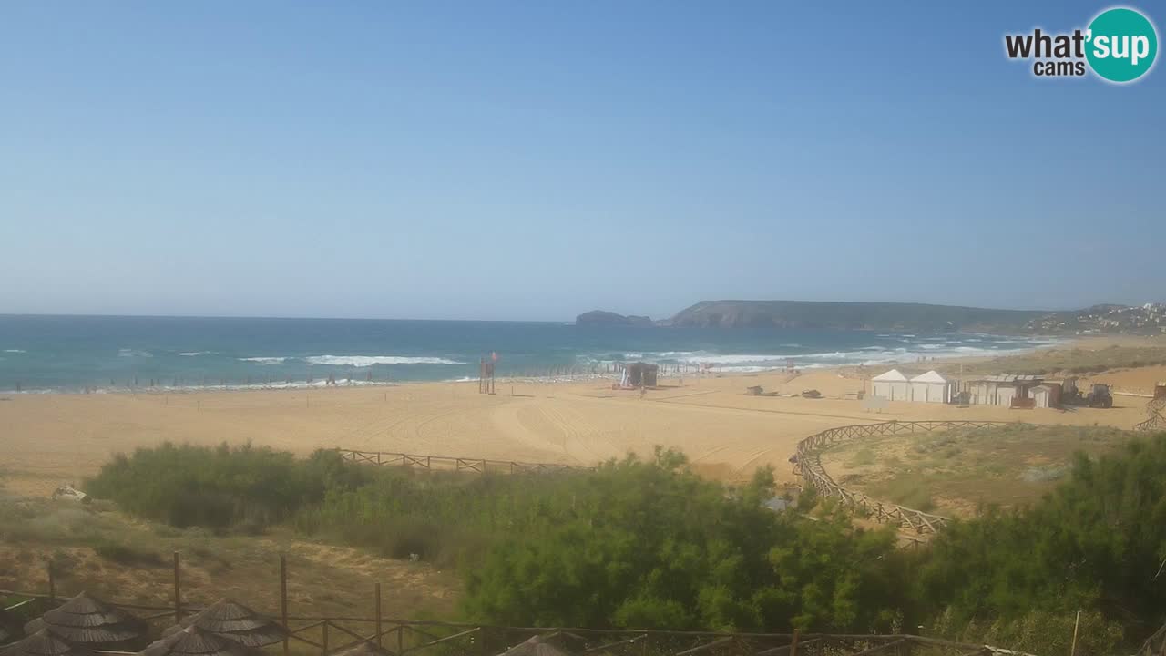 Webcam Torre dei Corsari – Live Beach View from Punta Usai