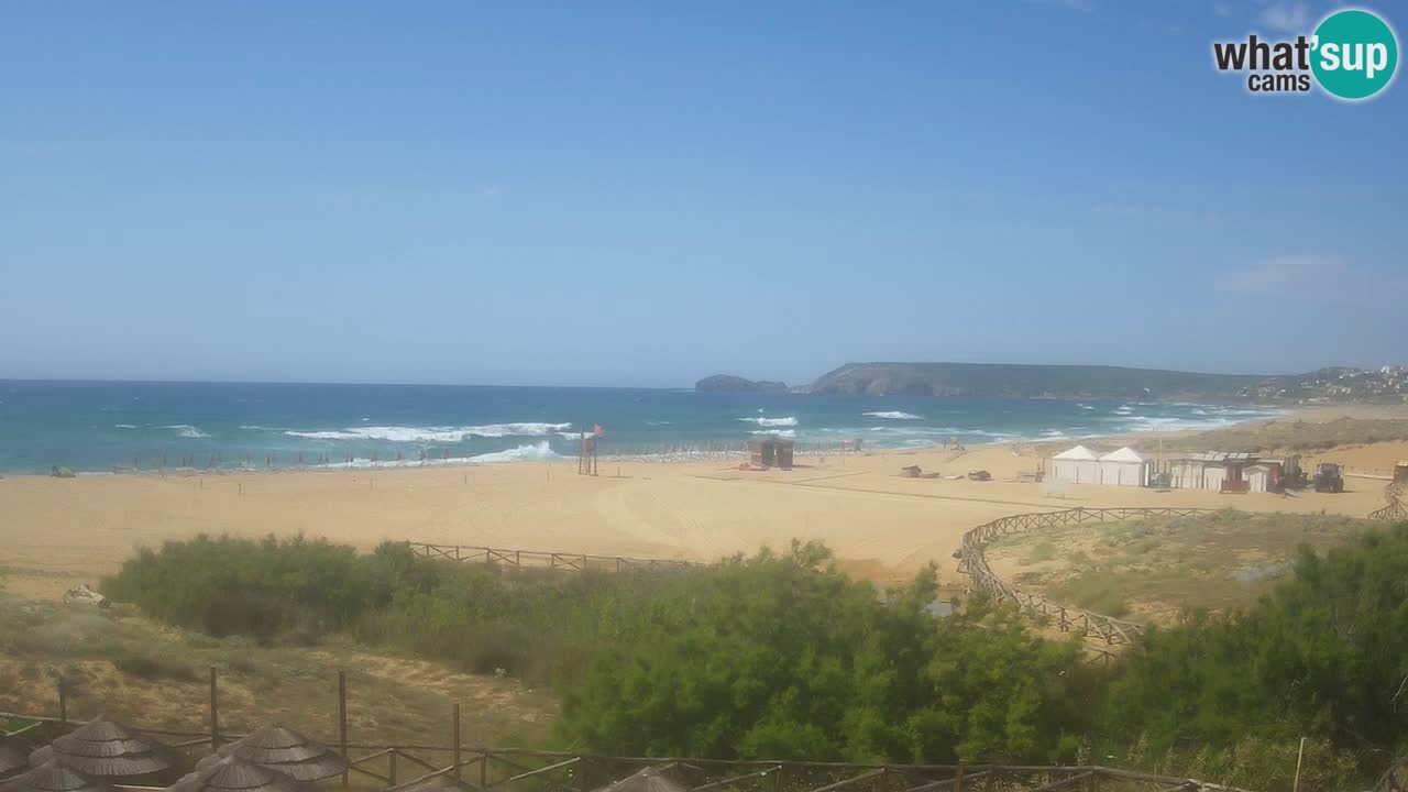 Webcam Torre dei Corsari – Live Beach View from Punta Usai