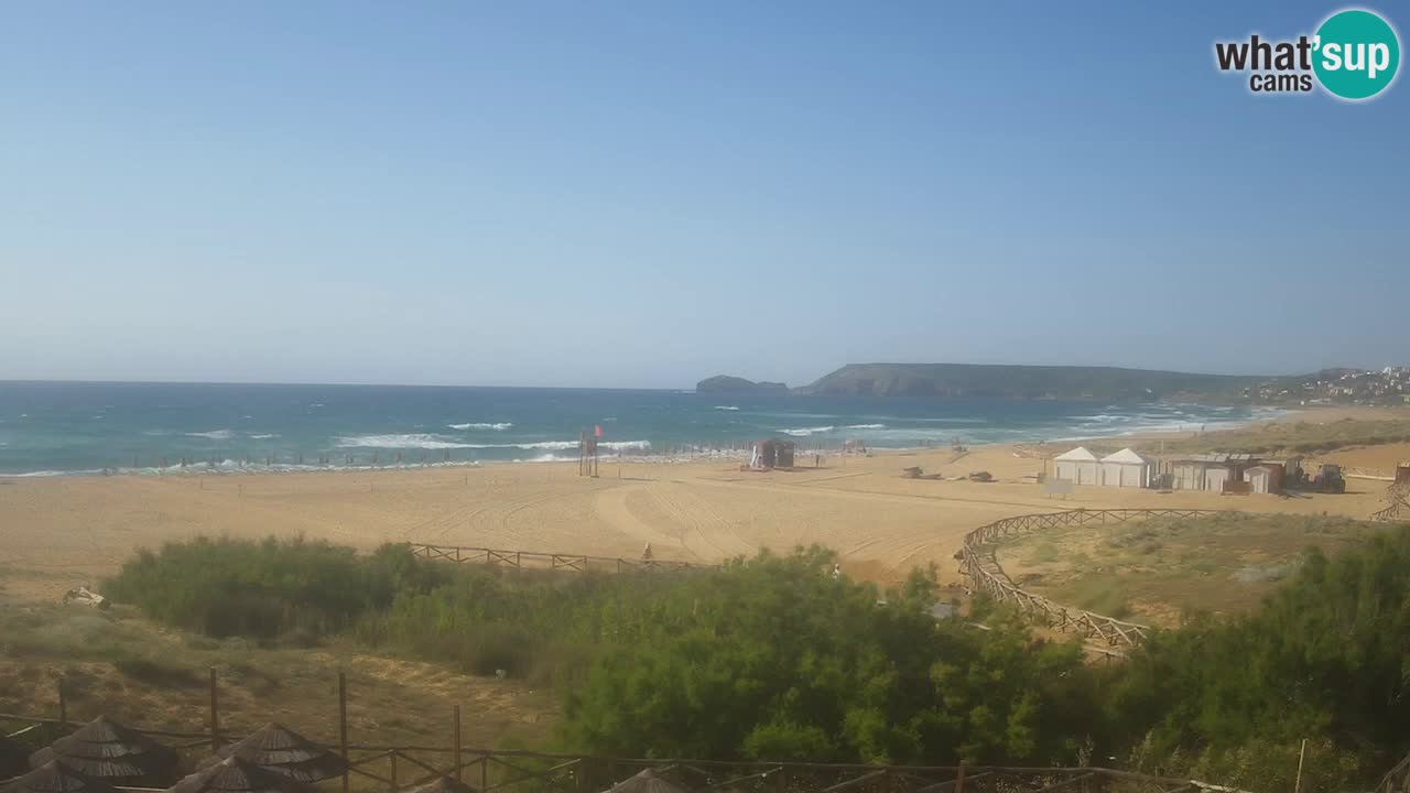 Webcam Torre dei Corsari – Liveblick auf den Strand von Punta Usai