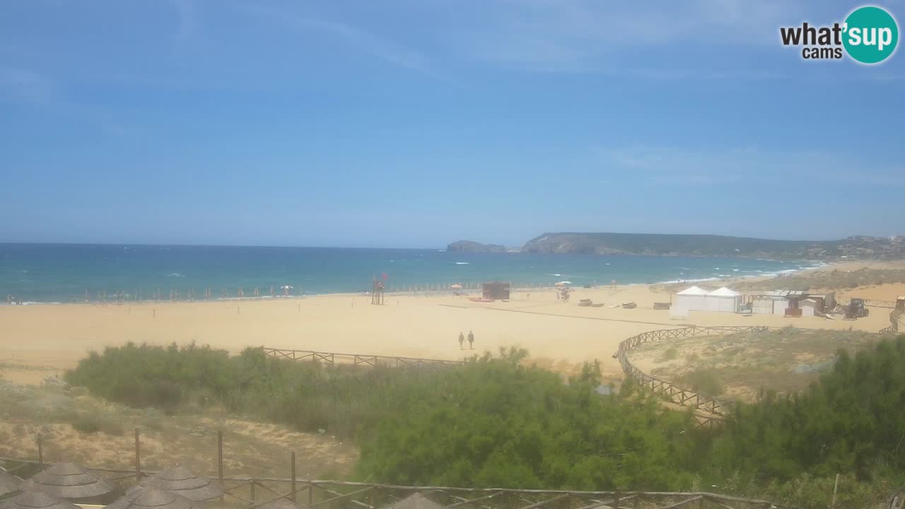 Webcam Torre dei Corsari – Liveblick auf den Strand von Punta Usai