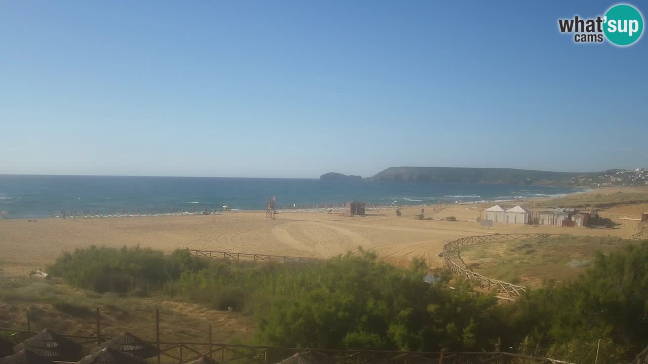 Webcam Torre dei Corsari – Live Beach View from Punta Usai
