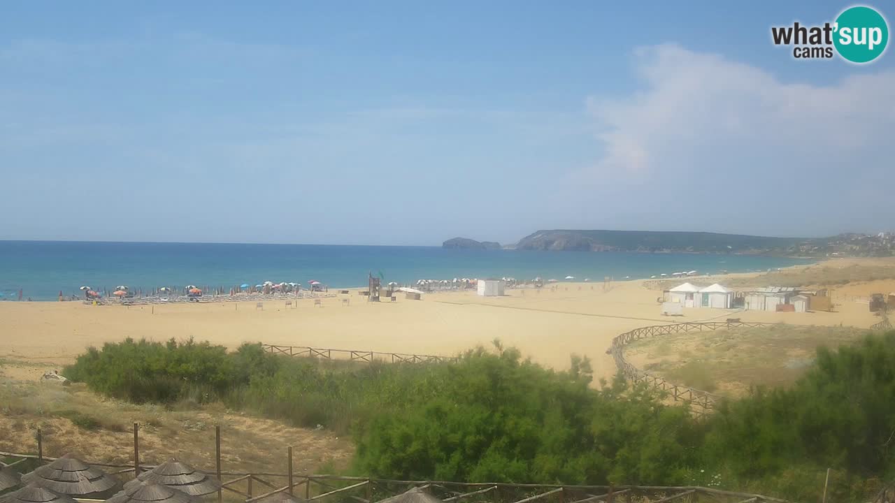 Cámara web Torre dei Corsari – Vista en directo de la playa desde Punta Usai