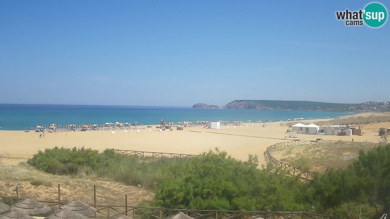 Webcam Torre dei Corsari – Vue en direct sur la plage depuis Punta Usai