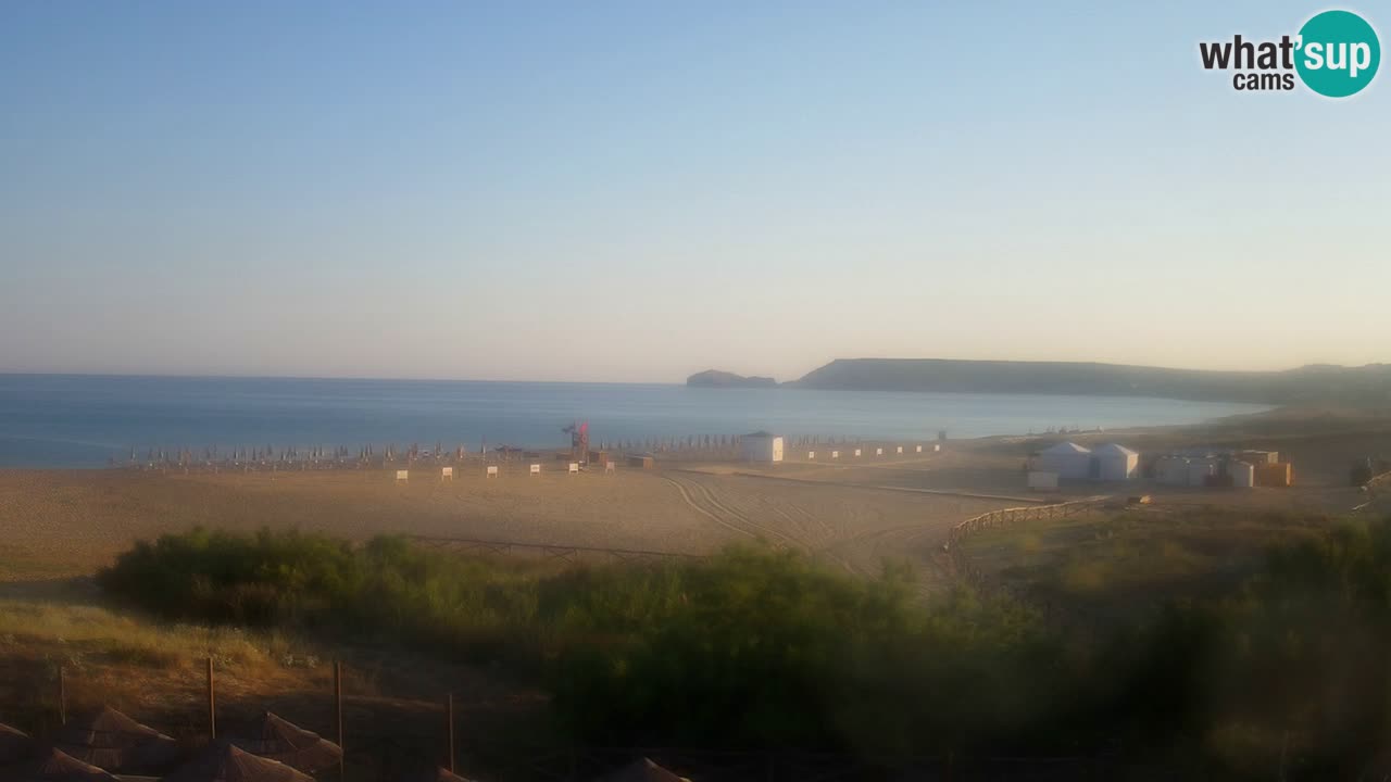 Webcam Torre dei Corsari – Vista live sulla spiaggia da Punta Usai