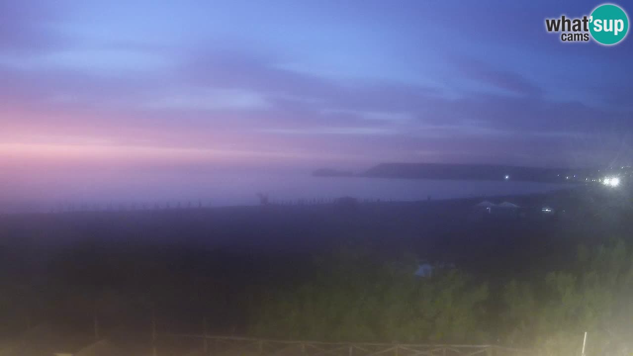 Cámara web Torre dei Corsari – Vista en directo de la playa desde Punta Usai