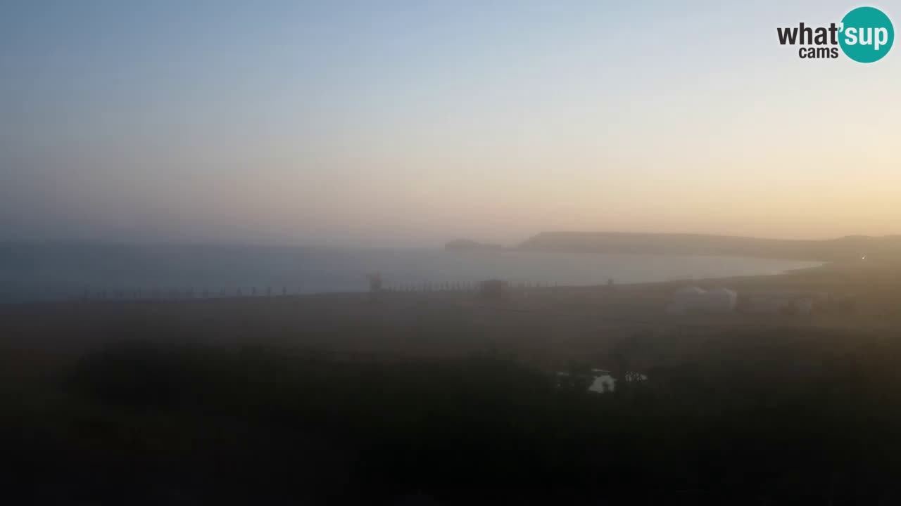Webcam Torre dei Corsari – Vista live sulla spiaggia da Punta Usai
