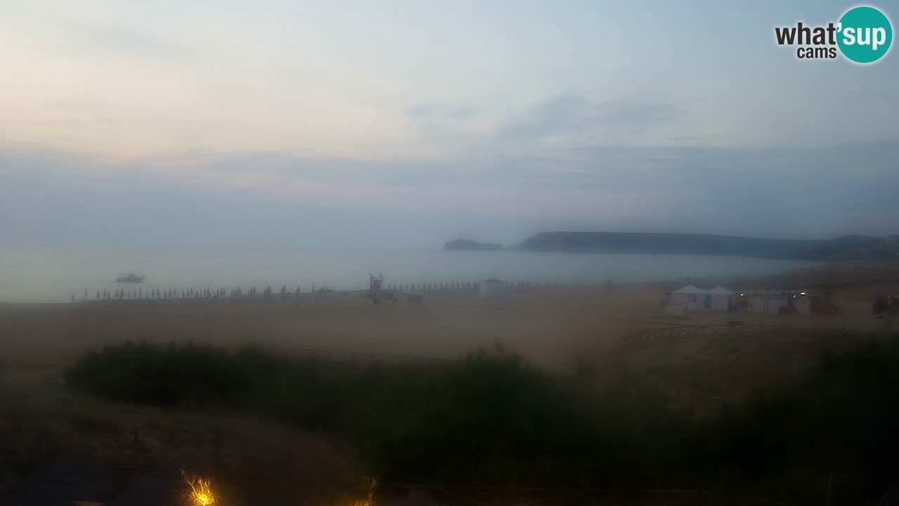 Webcam Torre dei Corsari – Vista live sulla spiaggia da Punta Usai