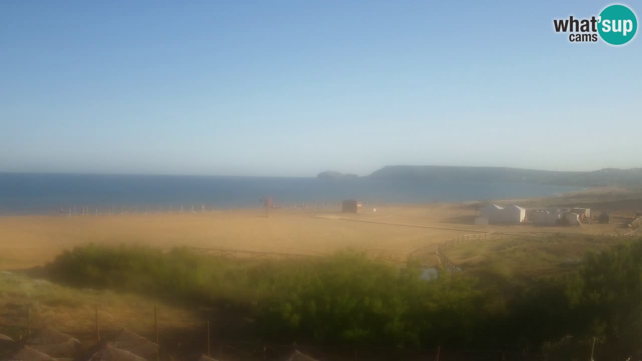 Webcam Torre dei Corsari – Liveblick auf den Strand von Punta Usai
