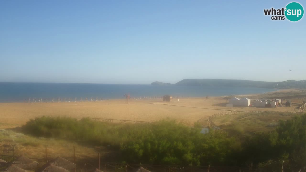 Webcam Torre dei Corsari – Vista live sulla spiaggia da Punta Usai