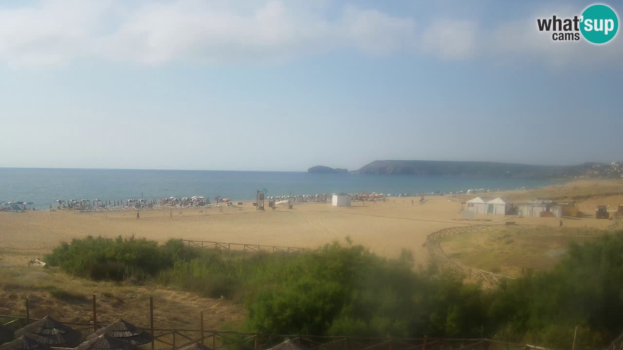 Webcam Torre dei Corsari – Vista live sulla spiaggia da Punta Usai