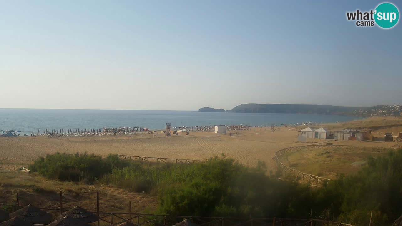 Webcam Torre dei Corsari – Vista live sulla spiaggia da Punta Usai