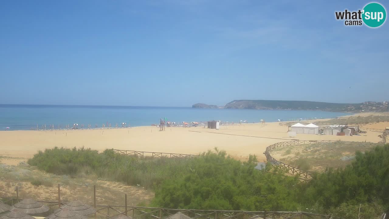 Webcam Torre dei Corsari – Vue en direct sur la plage depuis Punta Usai
