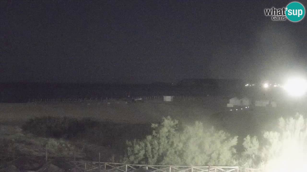 Webcam Torre dei Corsari – Vista live sulla spiaggia da Punta Usai