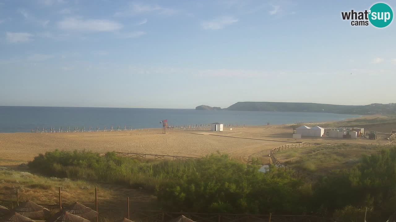 Webcam Torre dei Corsari – Vista live sulla spiaggia da Punta Usai