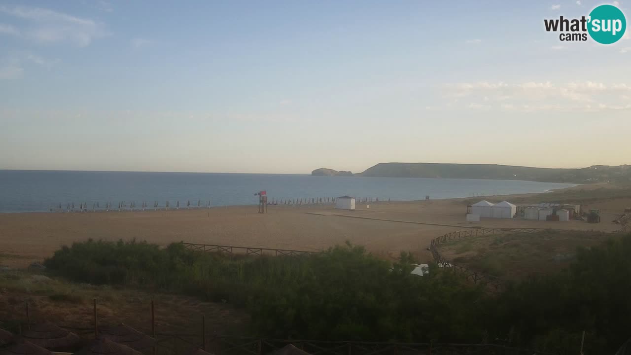 Web kamera Torre dei Corsari – Pogled uživo na plažu s Punta Usai