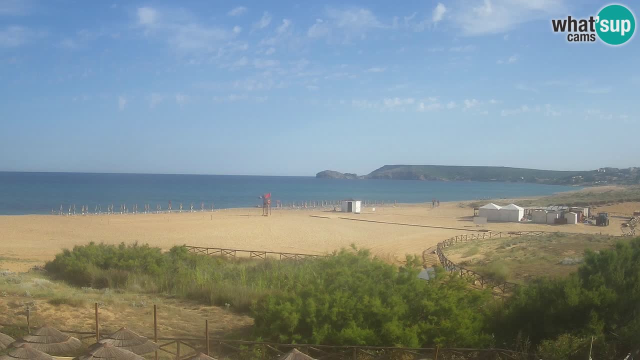 Webcam Torre dei Corsari – Liveblick auf den Strand von Punta Usai