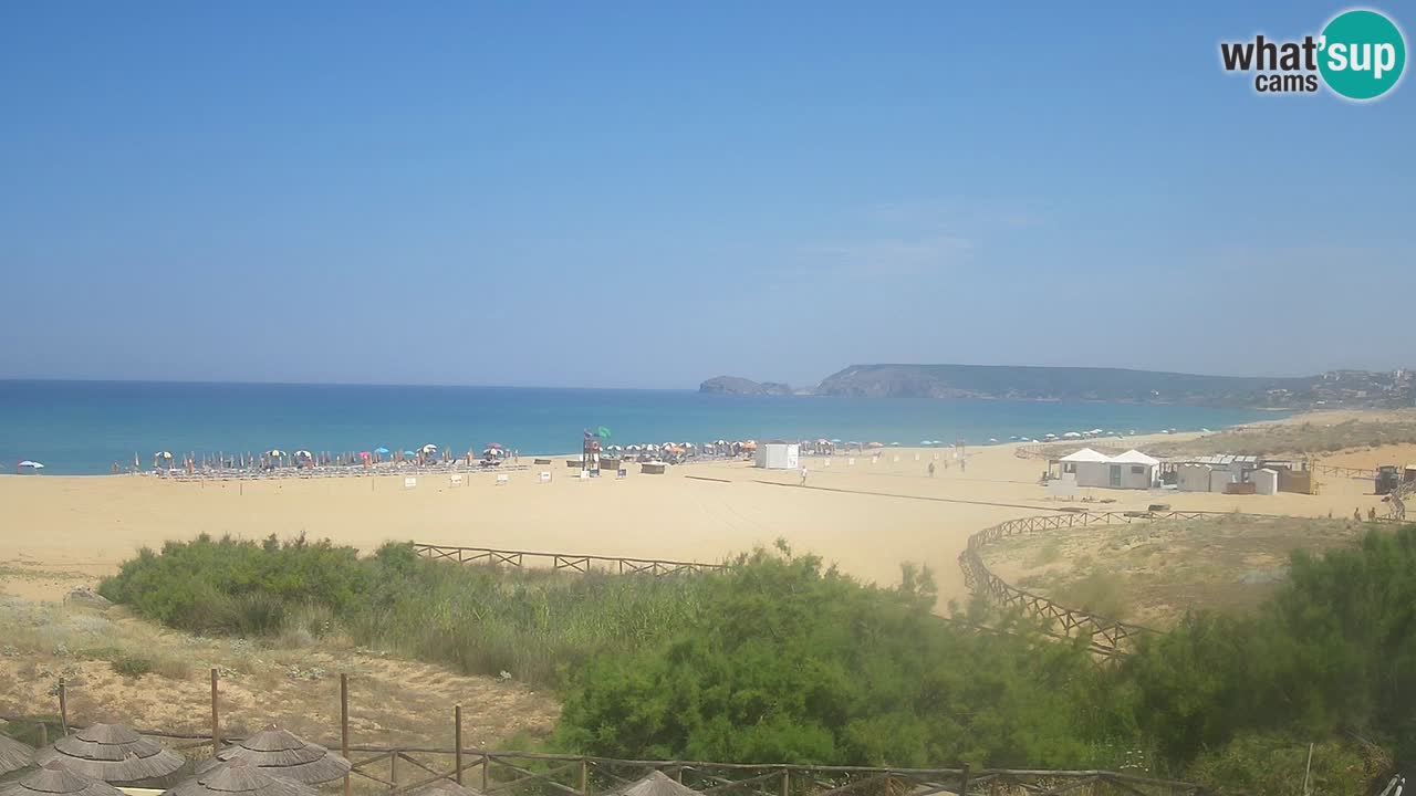 Webcam Torre dei Corsari – Vue en direct sur la plage depuis Punta Usai
