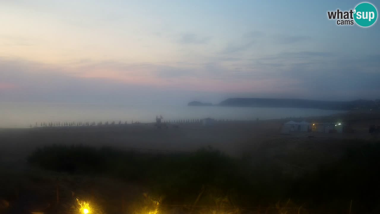 Webcam Torre dei Corsari – Vista live sulla spiaggia da Punta Usai