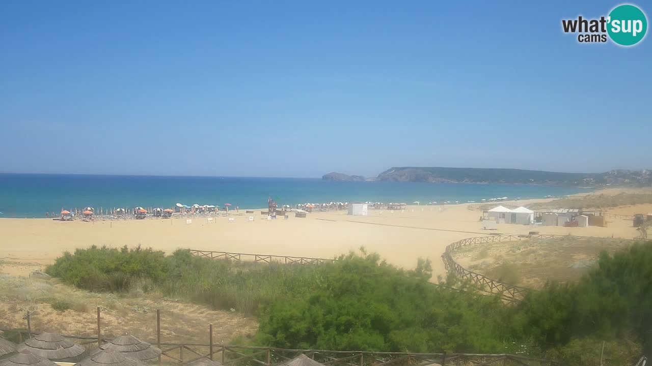Webcam Torre dei Corsari – Vista live sulla spiaggia da Punta Usai