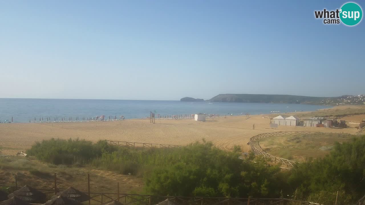 Webcam Torre dei Corsari – Live Beach View from Punta Usai