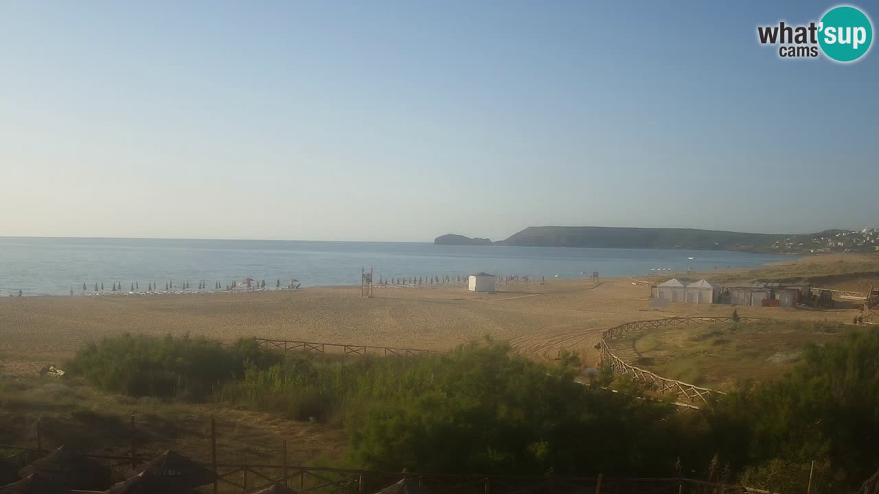 Webcam Torre dei Corsari – Liveblick auf den Strand von Punta Usai