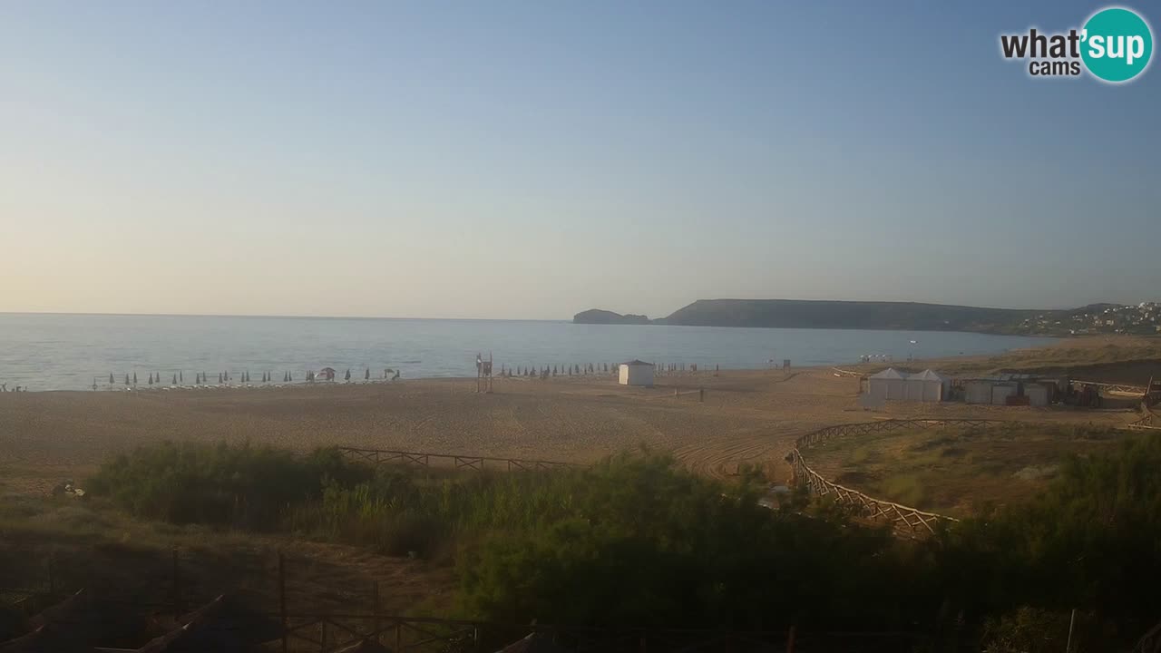 Webcam Torre dei Corsari – Vue en direct sur la plage depuis Punta Usai