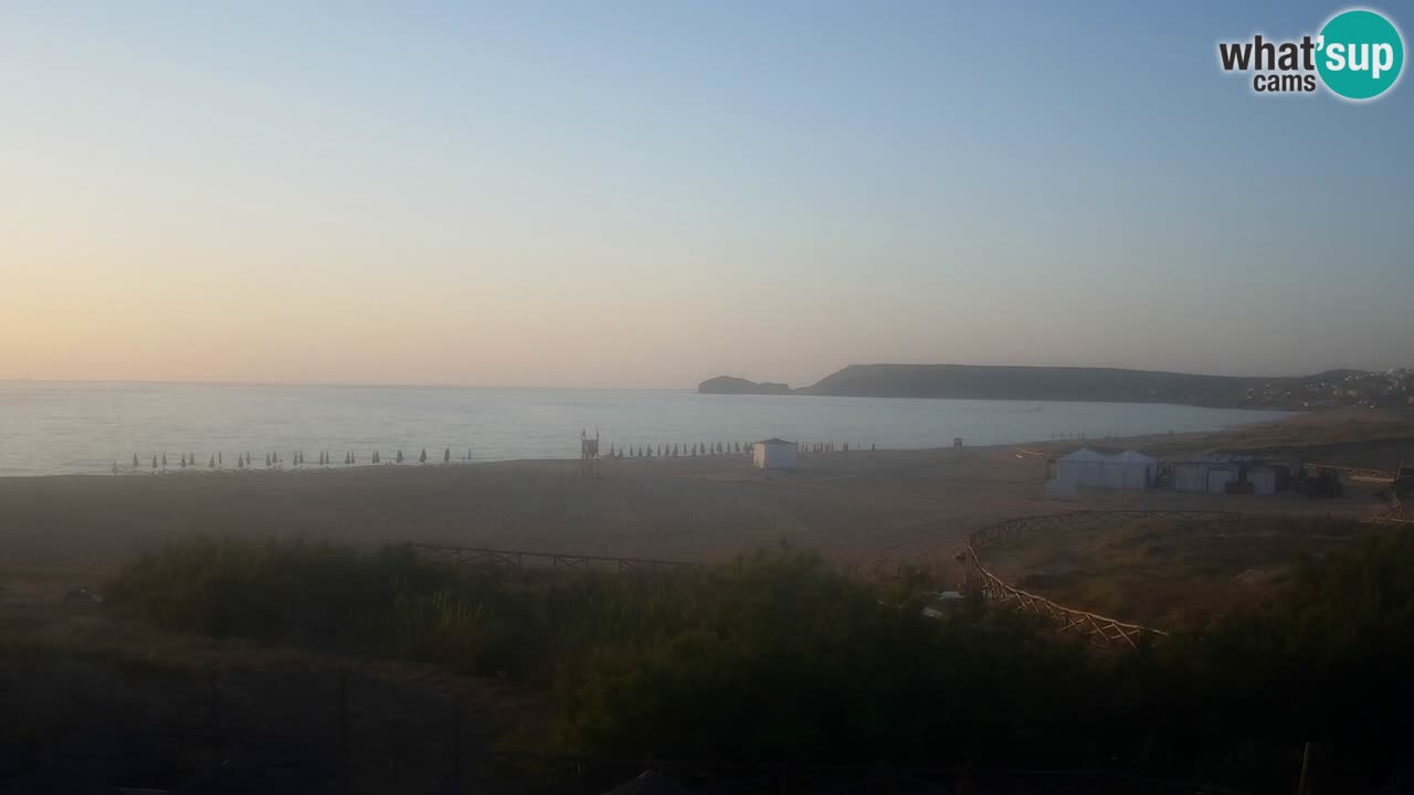 Cámara web Torre dei Corsari – Vista en directo de la playa desde Punta Usai
