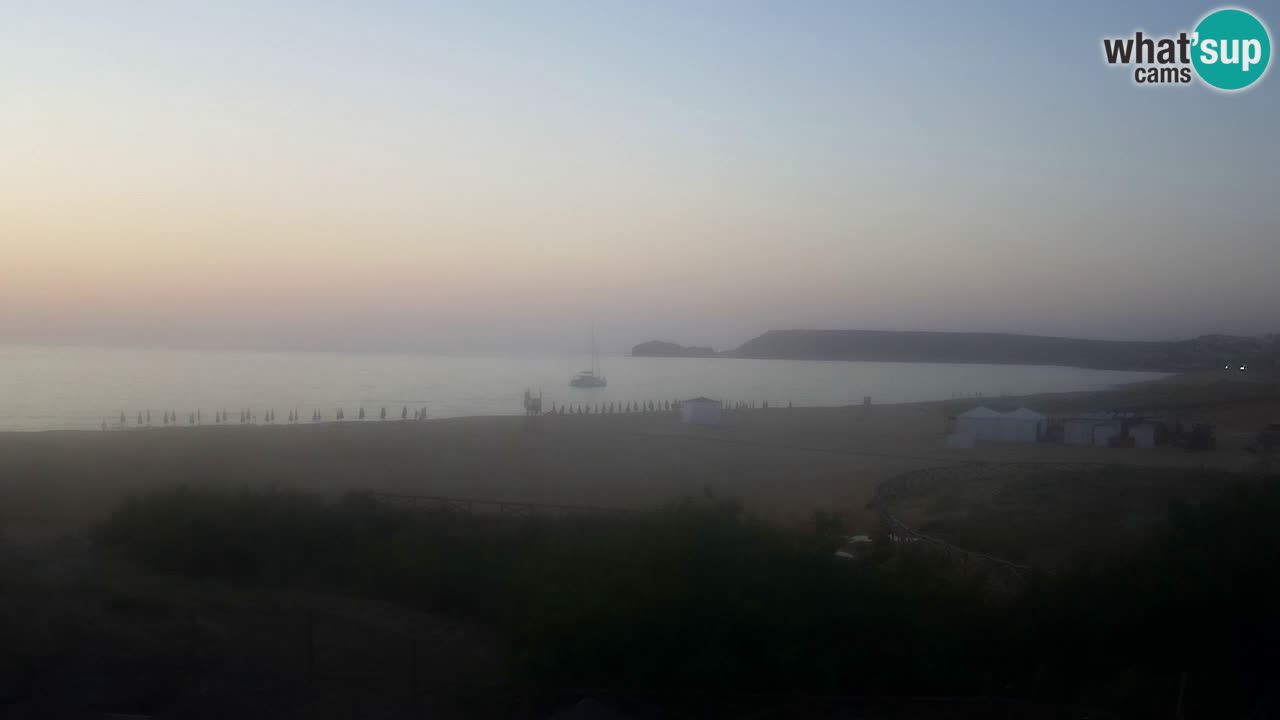 Webcam Torre dei Corsari – Liveblick auf den Strand von Punta Usai