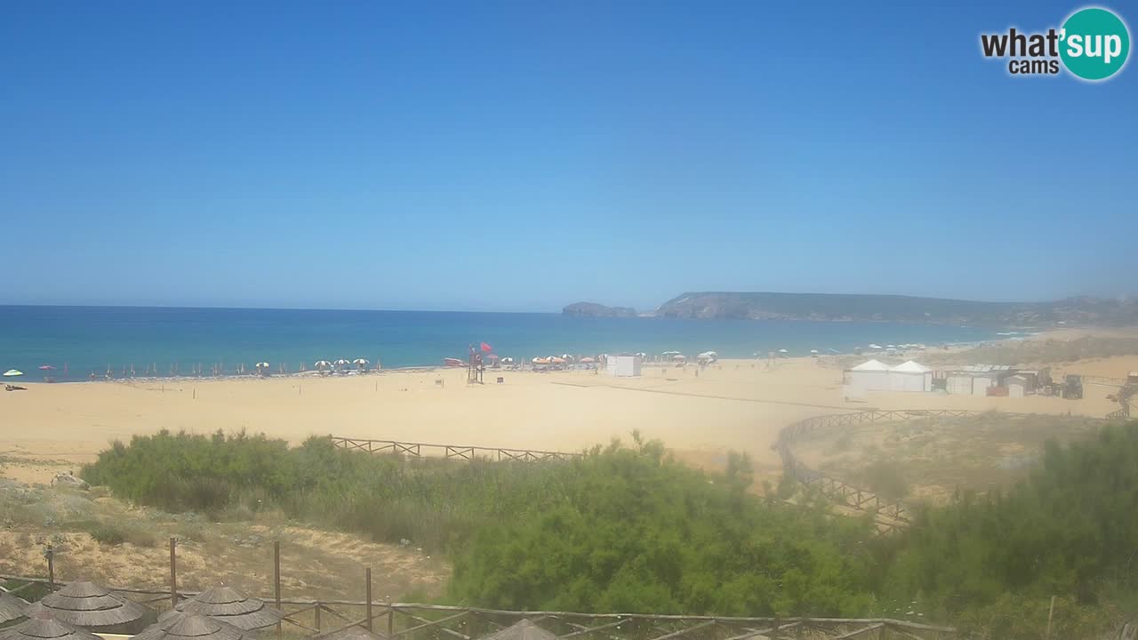 Webcam Torre dei Corsari – Live Beach View from Punta Usai