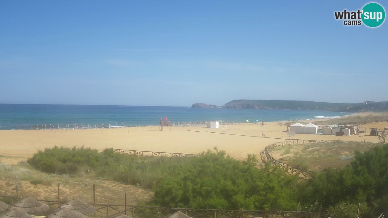 Webcam Torre dei Corsari – Live Beach View from Punta Usai